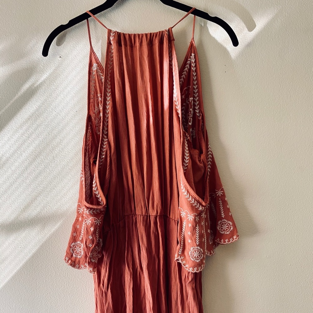 Coco + Jaimeson Cold Shoulder Faux Wrap Midi Dress - image 7